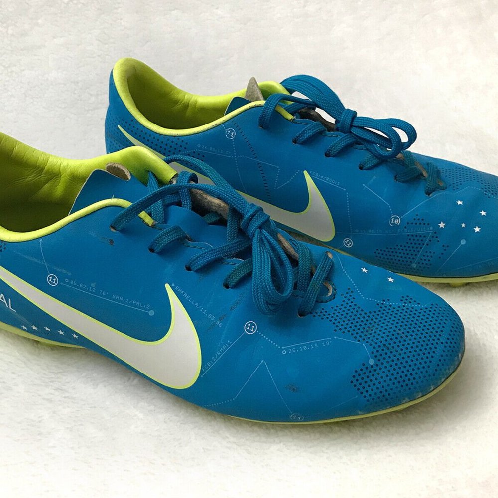 Nike Neymar Jr. Mercurial Victory VI FG Soccer Cleats BLUE 921488-400 Youth 4Y